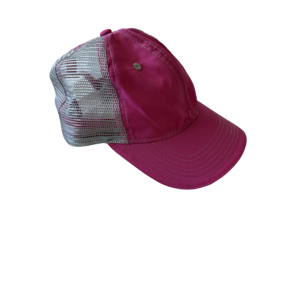 Women's Headsweats Pink Gray Mesh Trucker Hat One Size